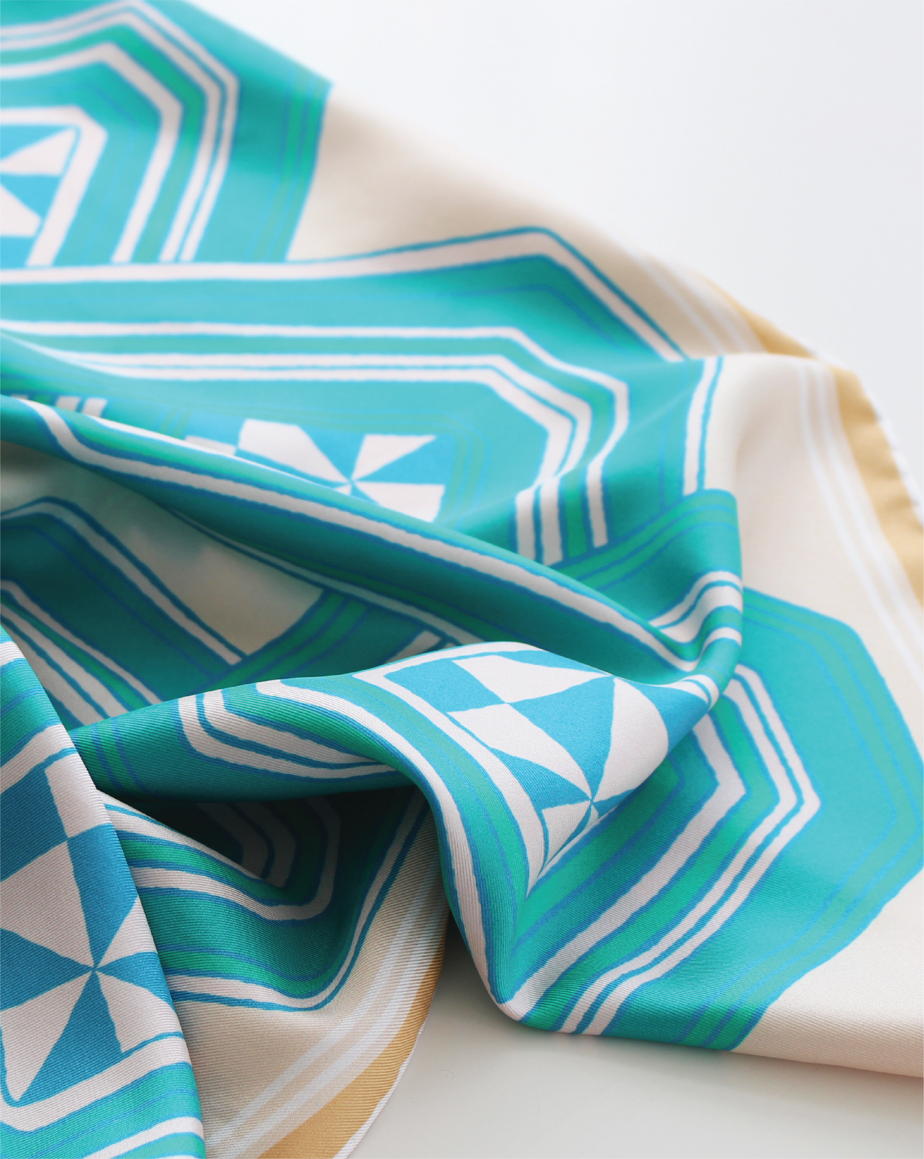 Diamá Silk Scarf | Blue 60cm