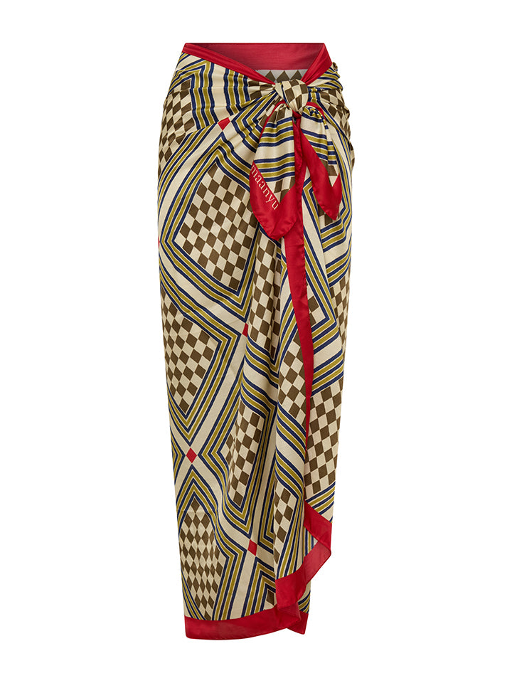 Kasai Silk Sarong | Yellow