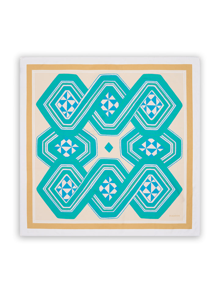 Diamá Silk Scarf | Blue 90cm