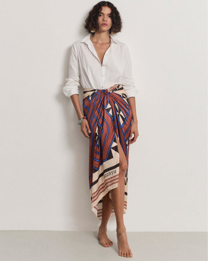 Elikia Silk Sarong | Multi