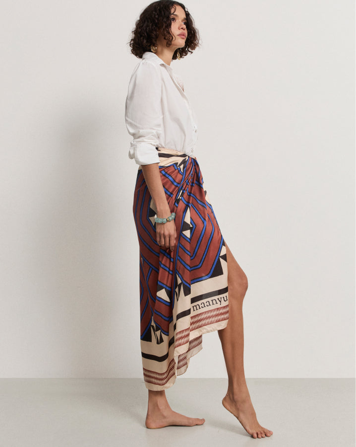 Elikia Silk Sarong | Multi