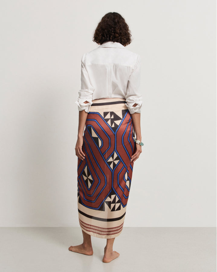 Elikia Silk Sarong | Multi
