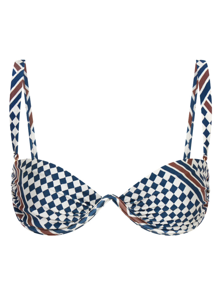 Lisu Ruched Underwire Bikini Top