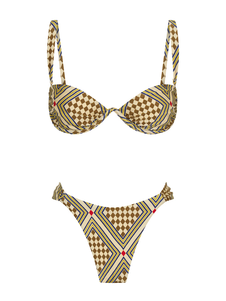 Kasai Ruched Underwire Bikini Top