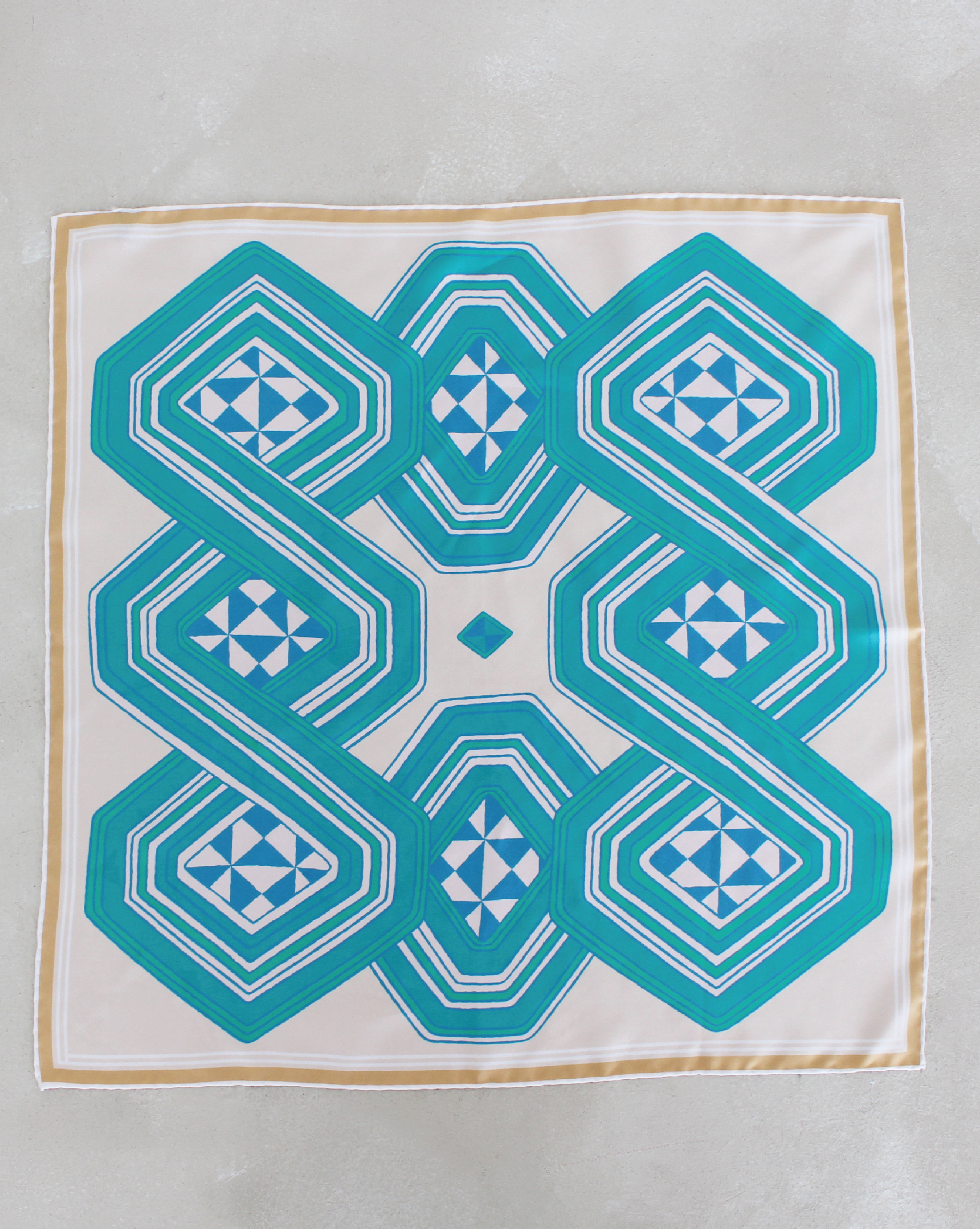 Diamá Silk Scarf | Blue 60cm